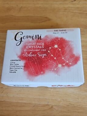 ROCK PARADISE Gemini Zodiac Crystal Set